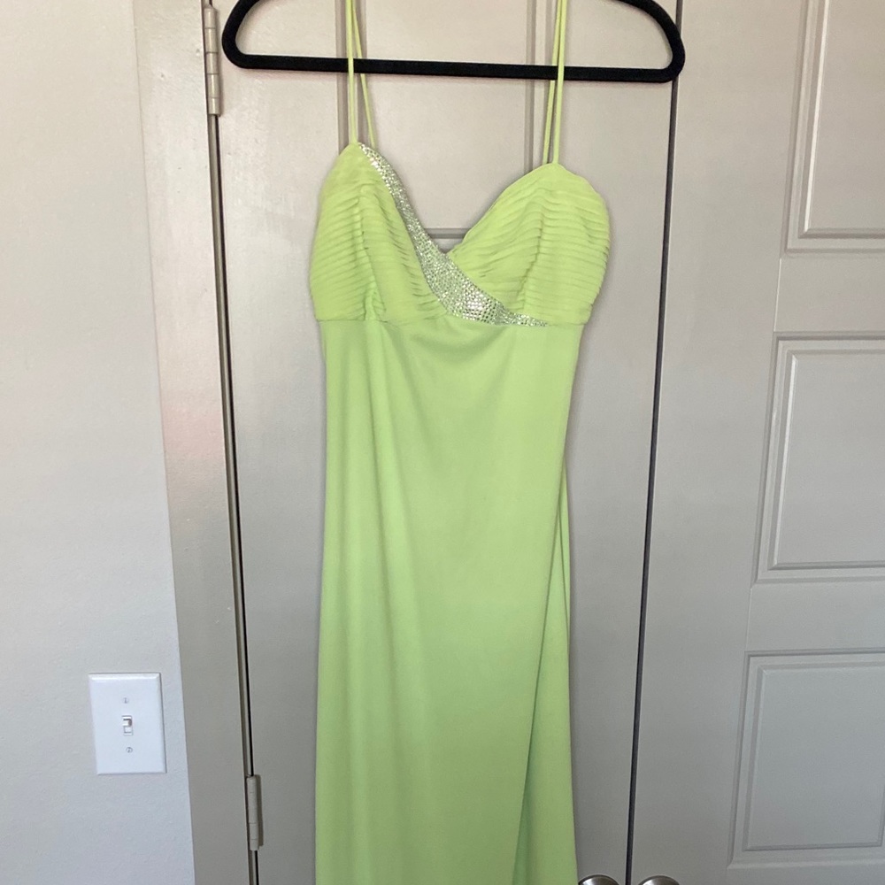 Semi-Formal Neon Green Dress